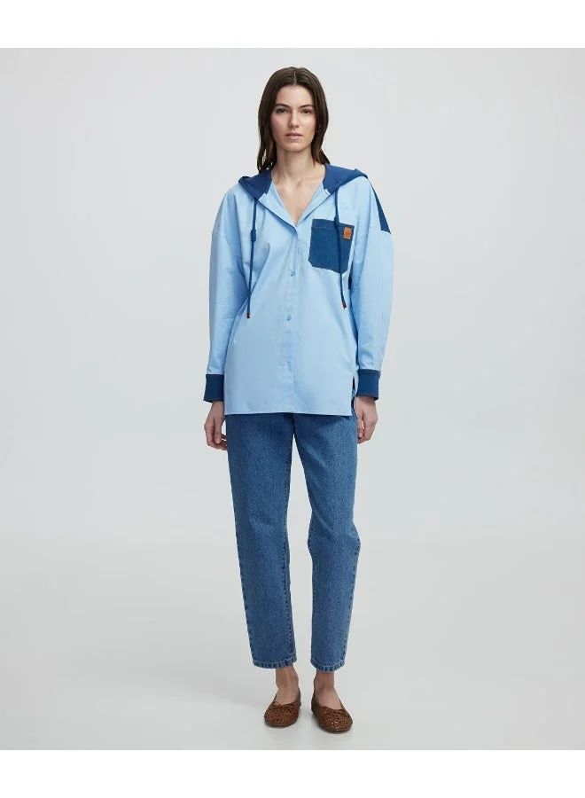 Ipekyol Combined Poplin Shirt