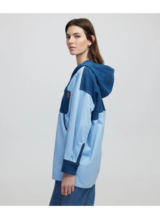 Ipekyol Combined Poplin Shirt
