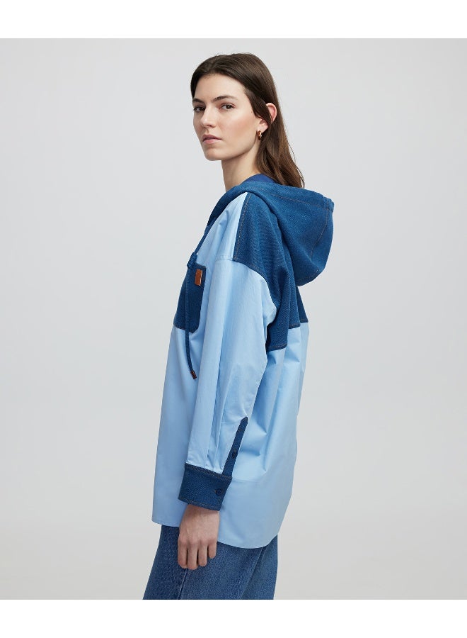 Ipekyol Combined Poplin Shirt - Image 4