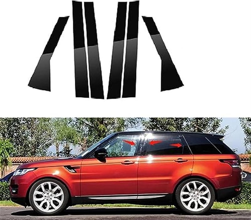 Wivplex Glossy Black Door Window Trim Cover for Range Rover Sport L494 - Image 3