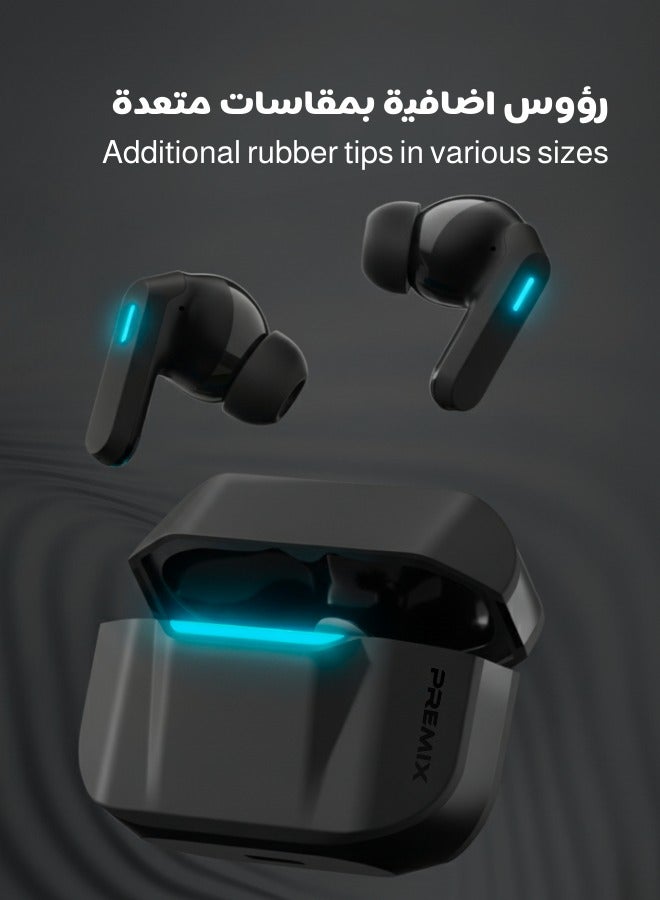 Premix Alpha 2 Wireless Gaming Earbuds with Surround Sound & Noise Cancellation - Image 4