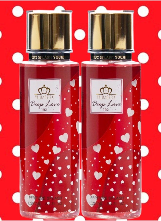 YOUMSERA 2 Pieces Deep Love Body Mist 250ML 