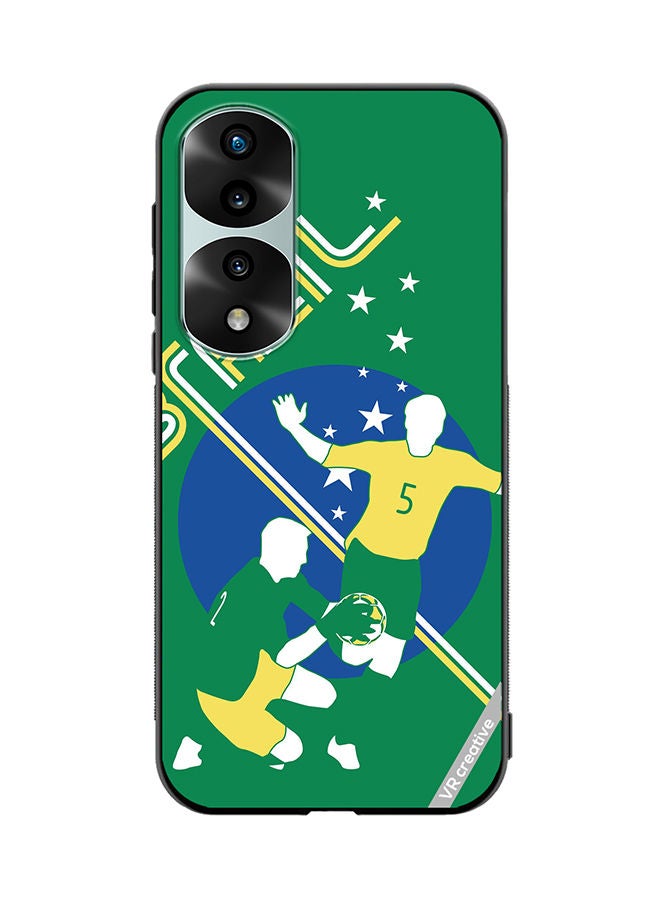 VR CREATIVE Protective Case Cover For Honor 70 Pro plus Brazil Football Soccer Players Design Multicolour - Image 1
