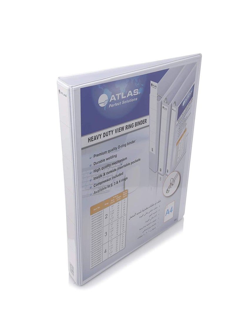 ATLAS 3-Piece Two Ring Binder 25mm Spine  - Image 2