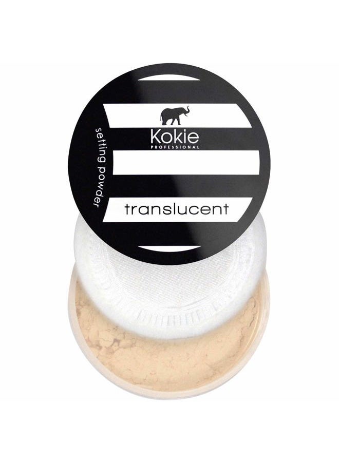 Kokie Cosmetics Setting Powders, Natural Translucent, 0.18 Ounce  - Image 1