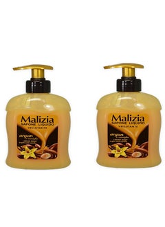 Malizia Malizia Liquid Soap Argan and Vanilla 300 ml  1014 floz pack of 2 