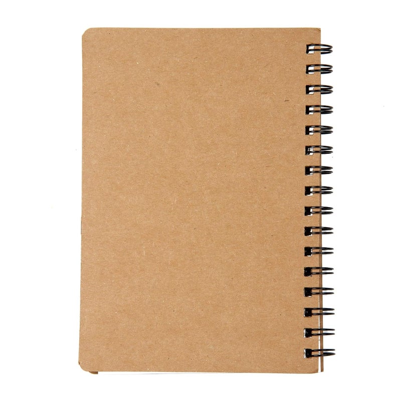 CUBIC ECO A5 Spiral Notebook – 160 Ruled Pages | Eco-Friendly Kraft Cover | Premium Wiro Bound Notebook for Office, School & Personal Use (Blue) - Image 2