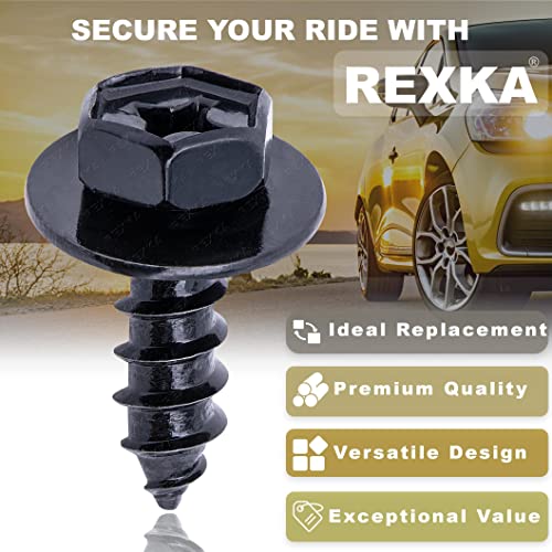 Rexka 20pcs Fender Liner Screw Bolt for Toyota Lexus 90159-60498 Tacoma,Tundra,Highlander, RAV4, ES,GS,is,LS,RX - Image 4