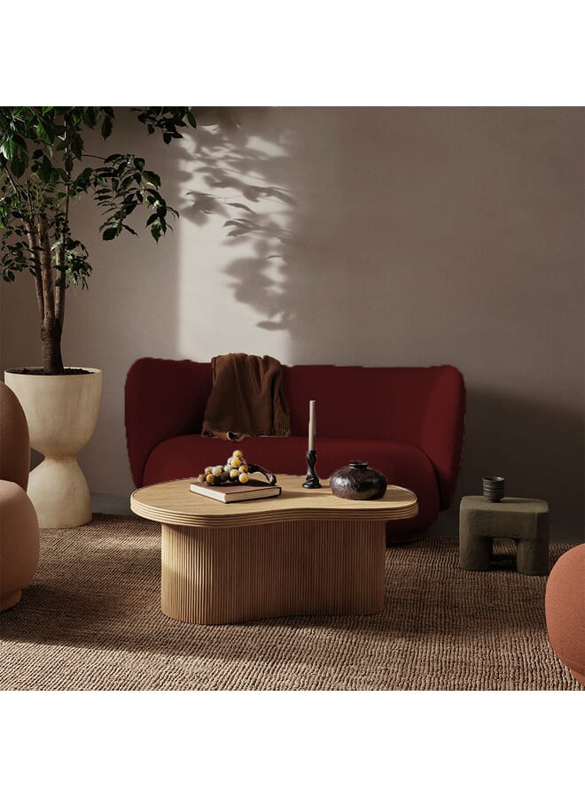 Woodz Rico Sofa 2 Seats Dark Red  - Image 4