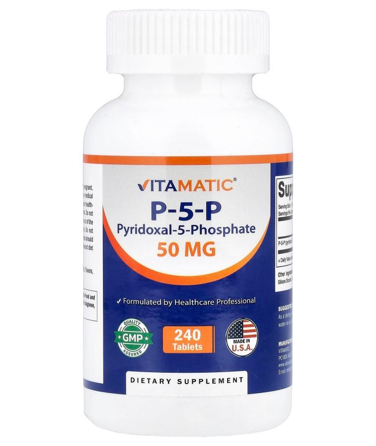 Vitamatic P-5-P 50 mg 240 Tablets