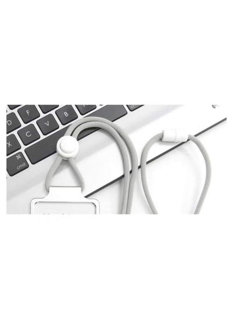 Generic ID Card Holder Business Card Office Card Holder Photocard Holder Aluminum Alloy (Grey)  - Image 4