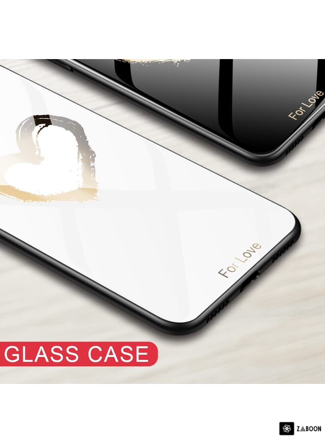 جرين تايجر جراب هاتف زجاجي ملون مطلي لهاتف vivo V21 (قمر) - Image 2