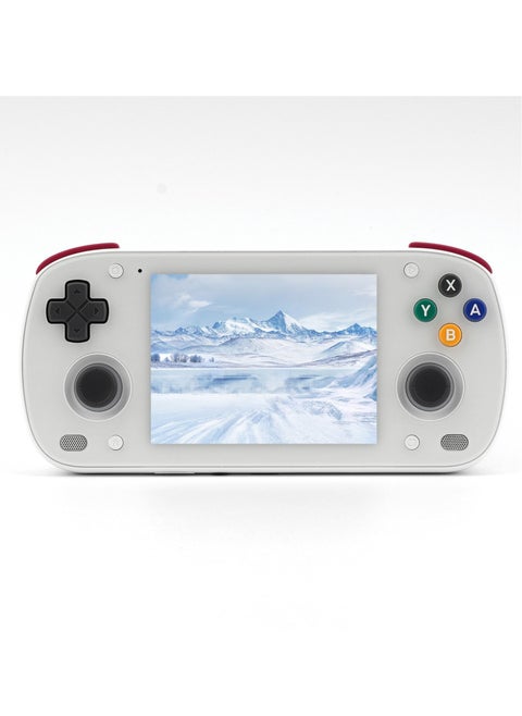 Retroid Pocket MINI Portable Retro Console Android 6GB 128GB Adreno 650 WiFi Bluetooth 3D illuminated Hall Sticks 3.7 Inch AMOLED Touchscreen Type C OTG Connection 4000mah 27W Fast Charge Built In Official OTA (White)