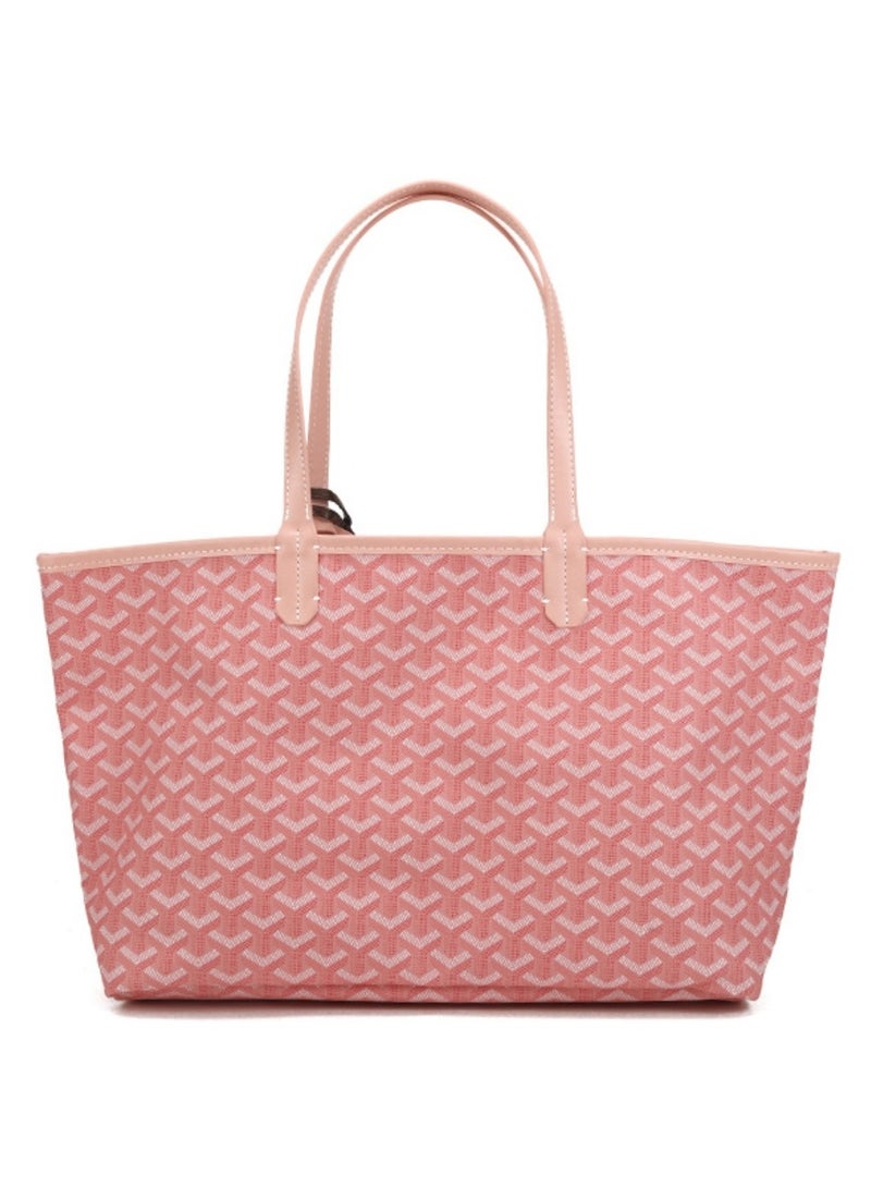 Printed Shopper Tote Pink Pony Pendants Random  - Image 3