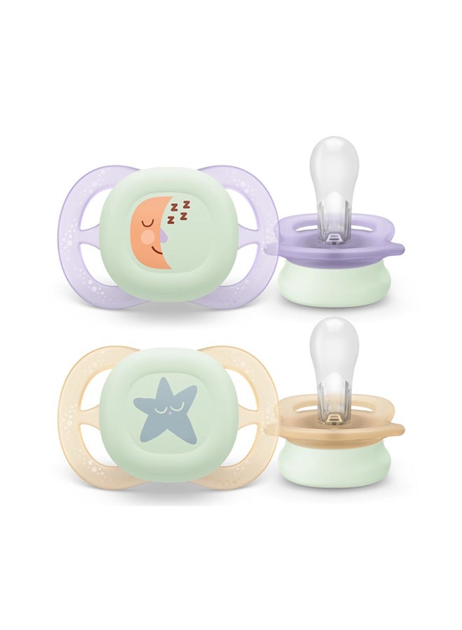Philips Avent Ultra Start Nighttime Sthr 0-2M Girl X2 - Image 1