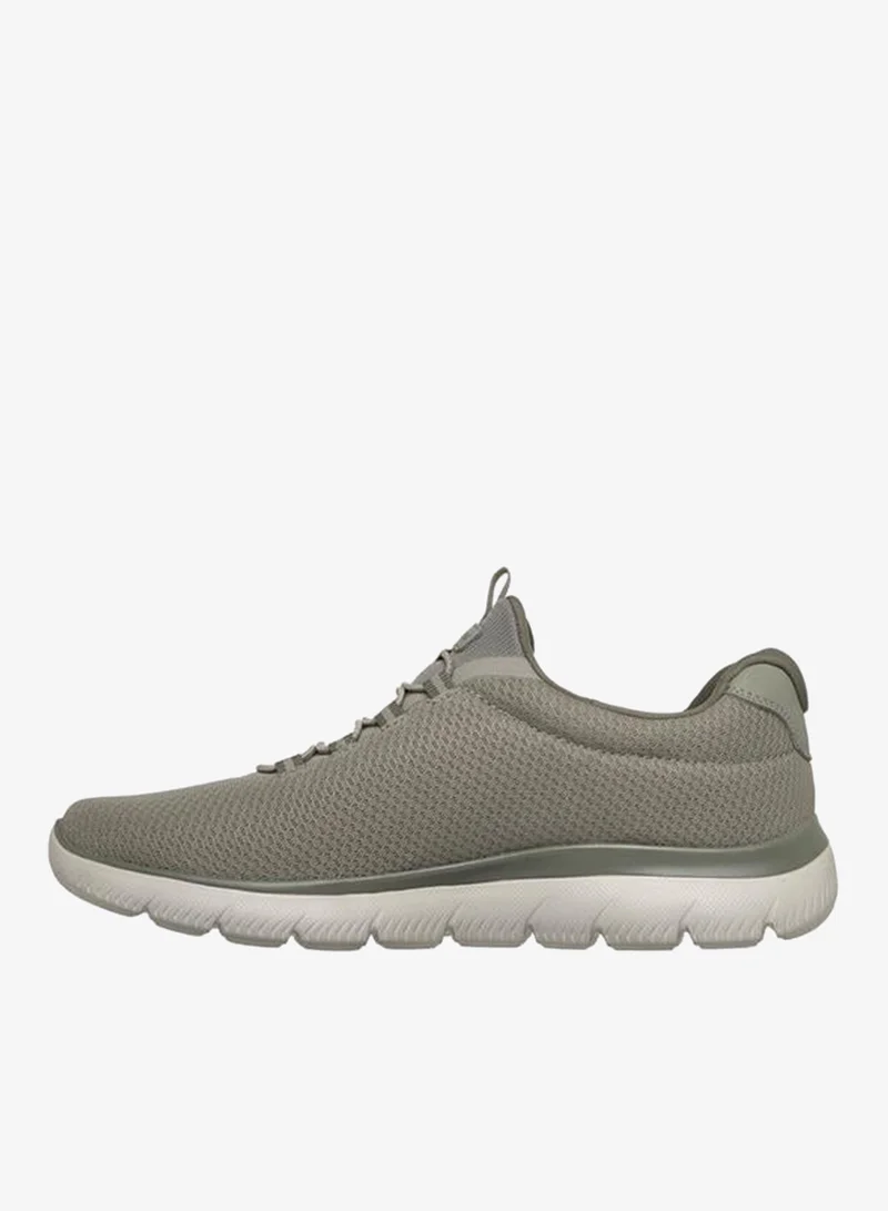 SKECHERS Green Men Summits Slip-On Sports Shoes for Men | Best Price UAE
