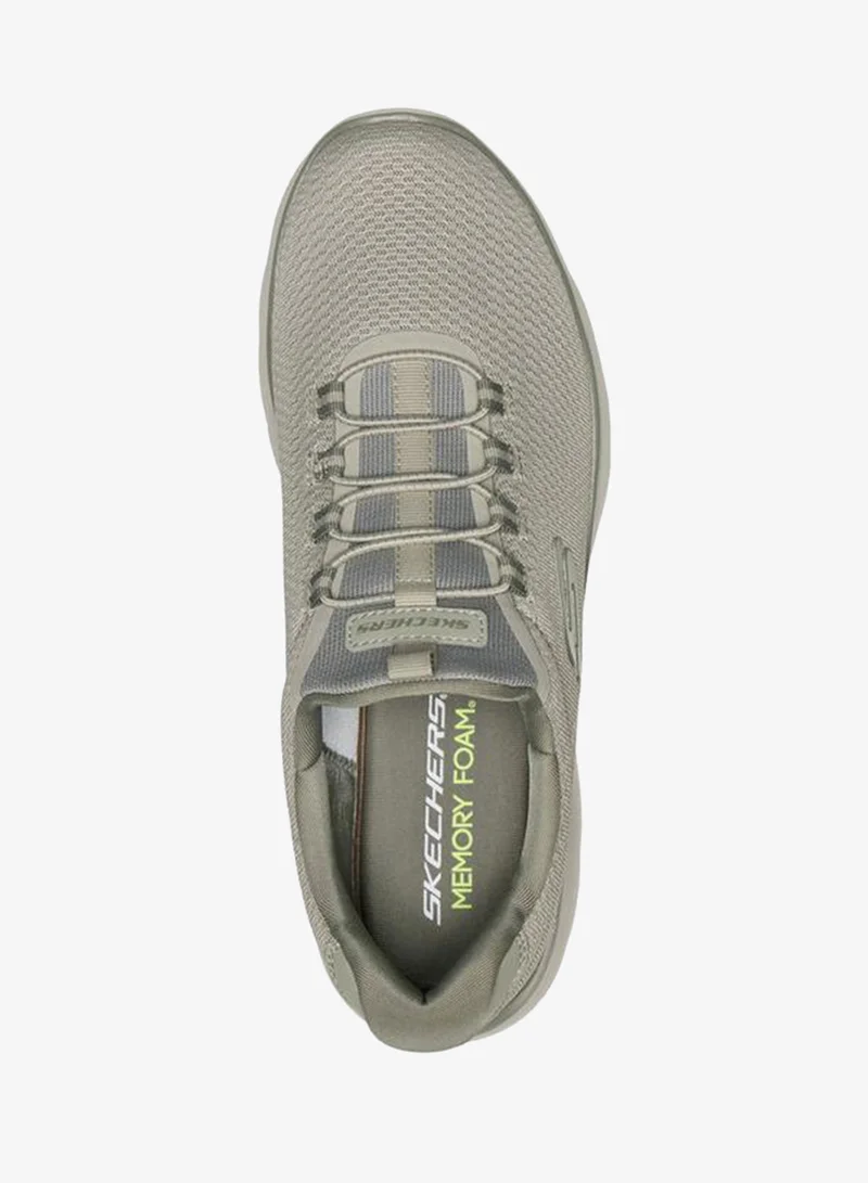 SKECHERS Green Men Summits Slip-On Sports Shoes for Men | Best Price UAE