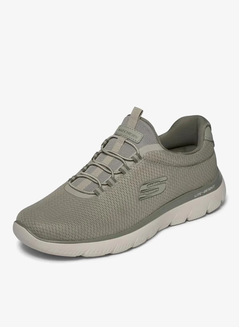 SKECHERS Green Men Summits Slip-On Sports Shoes for Men | Best Price UAE
