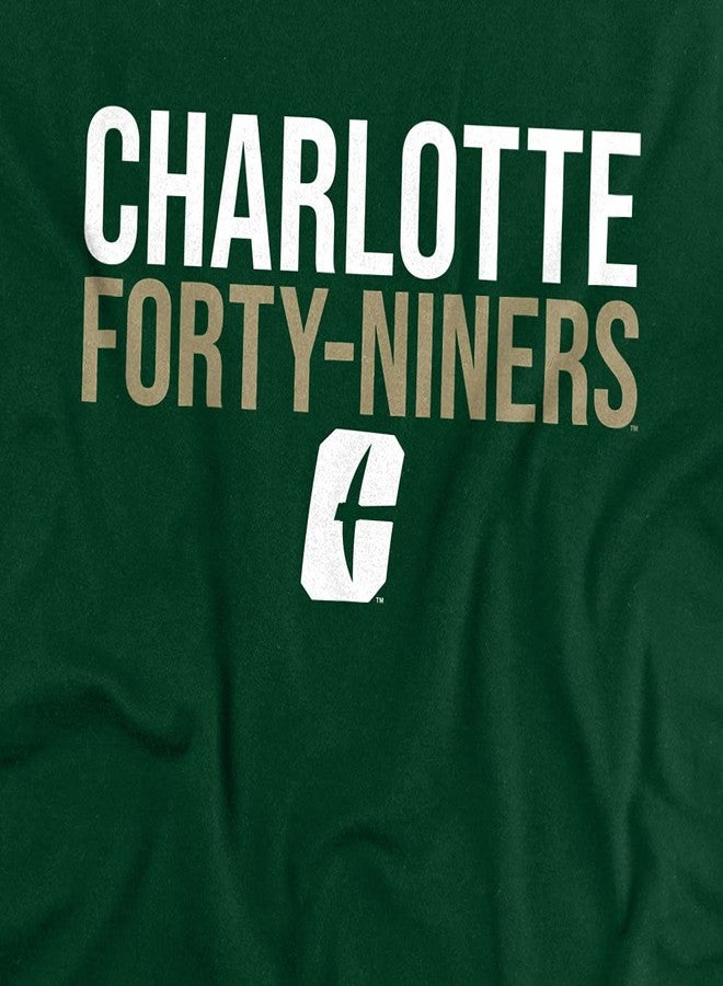LOGOVISION University of North Carolina at Charlotte Official Stacked Unisex Adult T-Shirt, Stacked, Medium - Image 3