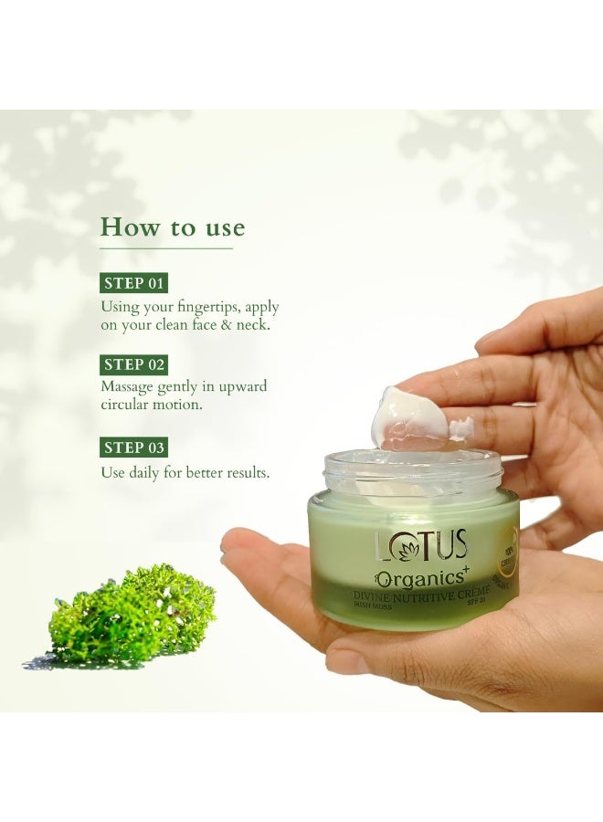 Lotus كريم مغذي عضوي + SPF 20 - Image 4