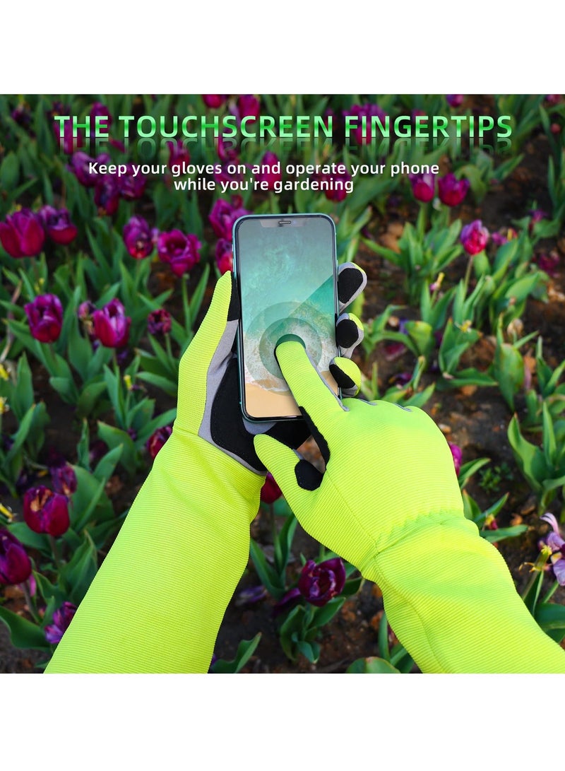 Gardening Gloves - Thorn-Proof Work Gloves Puncture-Proof, Long Sleeve, Hardy, Safety Work Gloves for Men and Women, Firm Grip (L) - Image 3