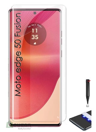Moto Edge 50 Fusion - UV Liquid Glue Full Curved Coverage Tempered Glass Screen Protector - pzsku/Z68AC695947AC50FBC1F4Z/45/_/1729575506/85a77951-b975-4e24-bc63-c1598fb0d931