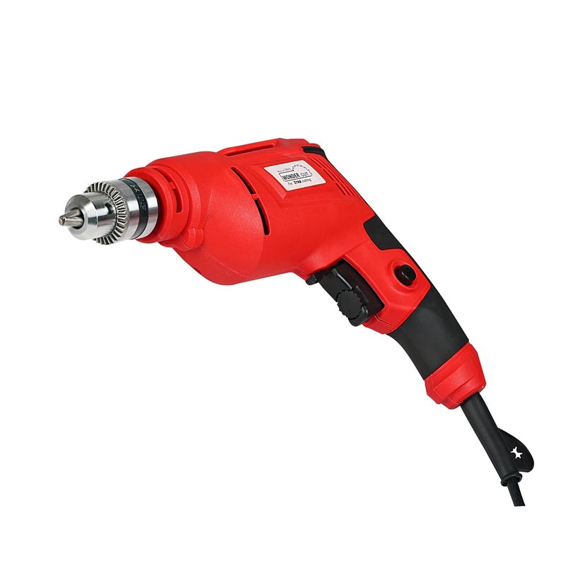Wonder Cut - WONDERCUT Electric Drill WCEDRF10R7 550W Copper Armature 2800 RPM Chuck 10 mm ForwardReverse for Wood Metal Work with Variable Speed Control With 7 Bits - Image 1