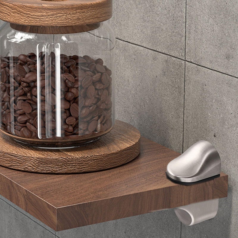 Adjustable Wall Mounted Glass Shelf Bracket For 3mm To 22mm Thick Glass Zinc Alloy Polished Chrome Finish - Image 4