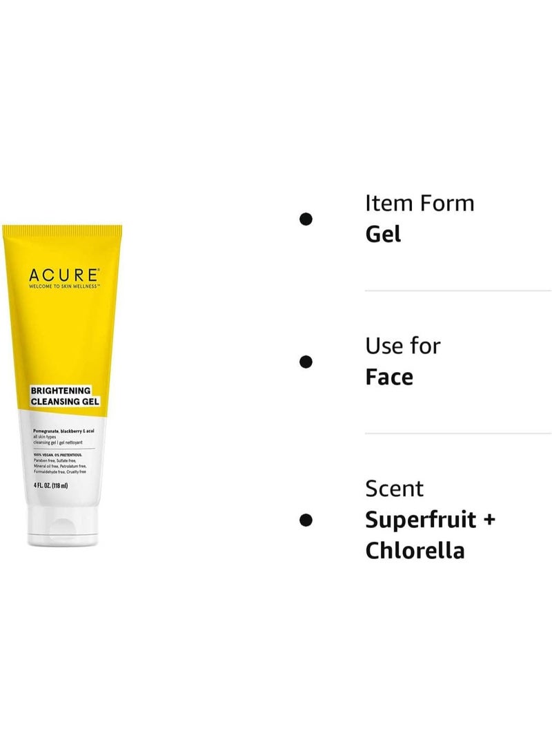 أكيور منظف الوجه الغني بمستخلصات الفاكهة وعامل النمو كلوريلا من اكيور اورجانيكس- 4 اونصة - Image 2