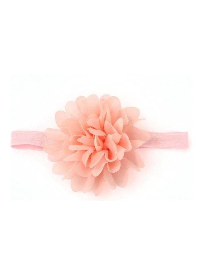 Baby Girl Elastic Hairband Children Hair Wear Flower Headband Snow Bud Colour - Image 1