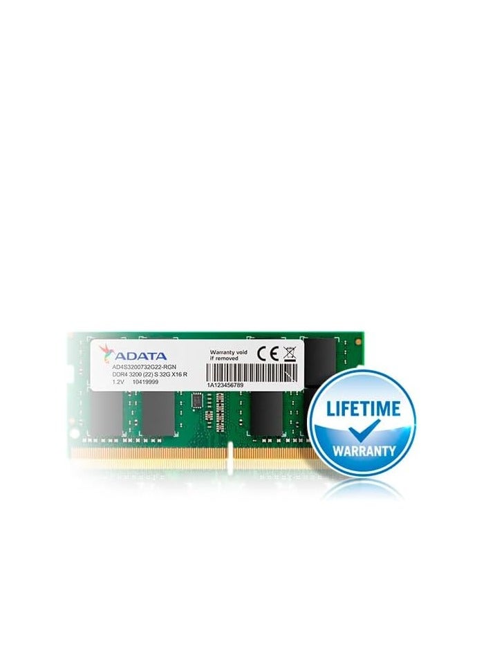 أداتا بطاقة RAM دي 4 3200 بسعة 8GB سي 22 من اداتا - Image 4