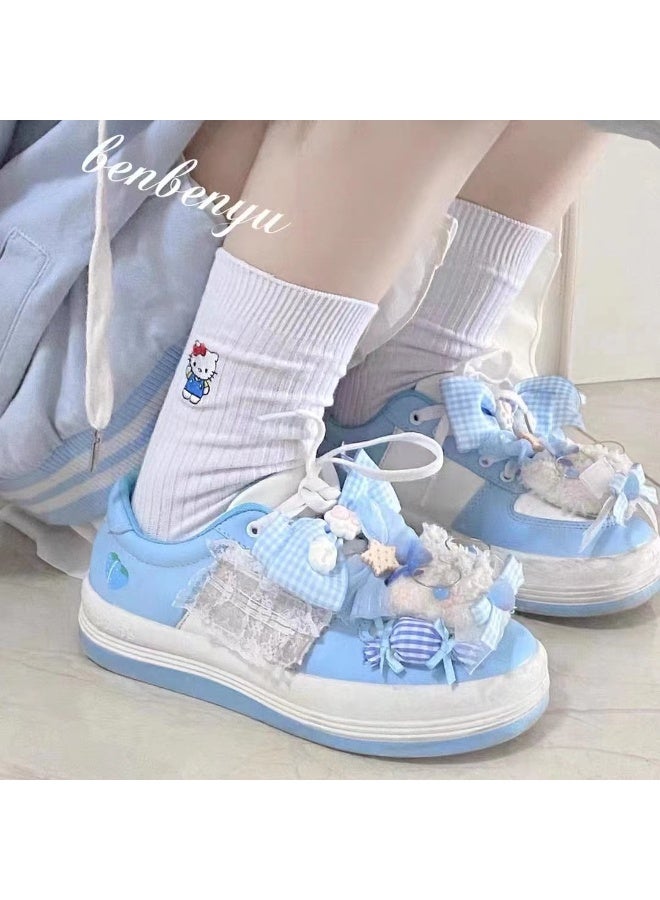 هالو كيتي طقم جوارب نسائية، 3 أزواج، مقاس واحد يناسب الجميع - Image 4