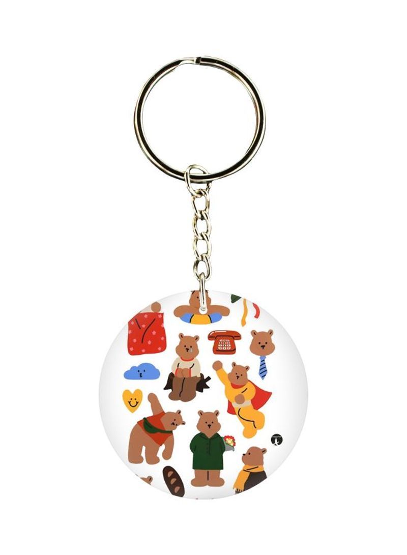 RKN Cartoon Printed Keychain