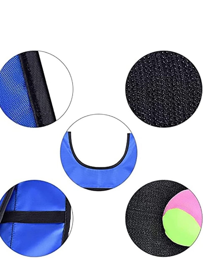 Excefore - Dodgeball Game Set, 2 Sticky Target Vests with 10 Cotton Balls Throwing Parent-Child Interaction Playground Games Toy for Indoor Outdoor - Image 1