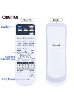 OMETTER Hot sale 1pc Universal Projector Remote Control For Epson 1599176 EX3220 EX5220 EX5230 EX6220 EX7220 725HD 730HD  - Image 4