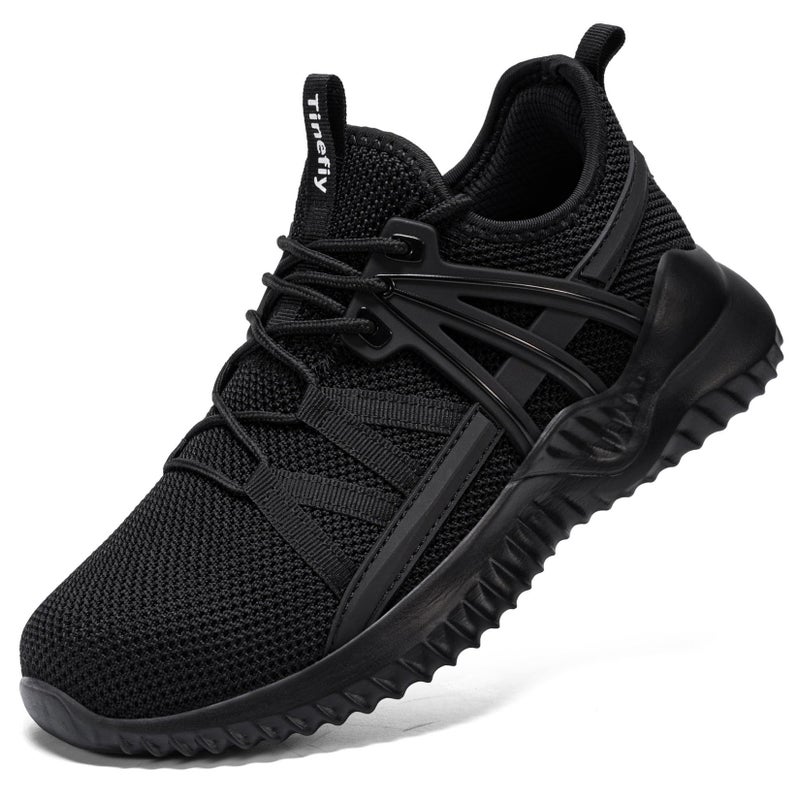 Tinefiy Steel Toe Shoes for Women Lightweight Comfortable Slip Resistant Safety Work Sneakers Composite Toe Indestructible Shoe Size 6.5 - Image 1