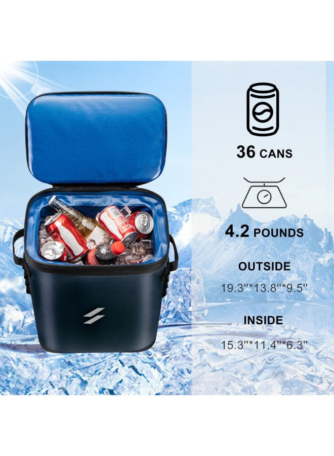 Rockbros ROCKBROS Backpack Cooler Bag Insulated Leak-Proof Soft Cooler Waterproof 30 Can Portable Large Backpack with Cooler for Camping, Beach, Picnic, Party, Fishing, Floating, Outdoor Activities - Image 1