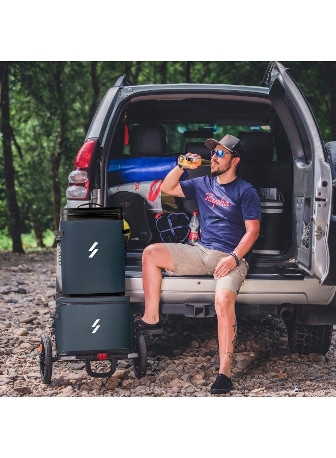Rockbros ROCKBROS Backpack Cooler Bag Insulated Leak-Proof Soft Cooler Waterproof 30 Can Portable Large Backpack with Cooler for Camping, Beach, Picnic, Party, Fishing, Floating, Outdoor Activities - Image 4