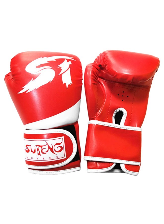 SUTENG Children Boxing Gloves Kids Kick Boxing Training Gloves Youth Muay Thai Punching Bag Mitts Boxing Practice Equipment for Punch Bag Sack Boxing Pads Age 3 to 10 Years Old - Image 5