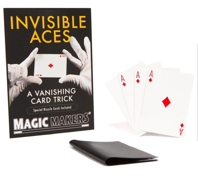 Magic Makers Invisible Aces Card Trick Bicycle Cards Limited Edition - Image 3