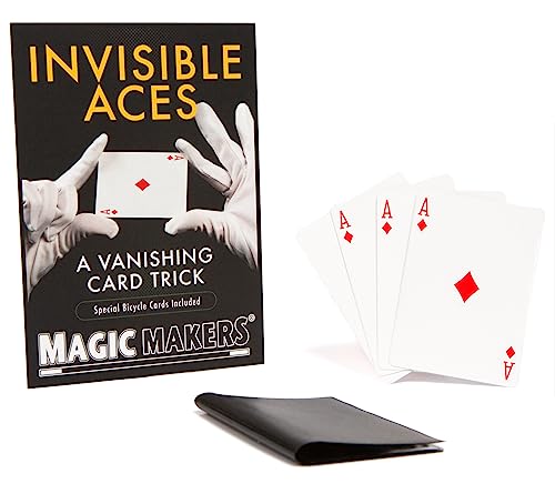 Magic Makers Invisible Aces Card Trick Bicycle Cards Limited Edition - Image 1