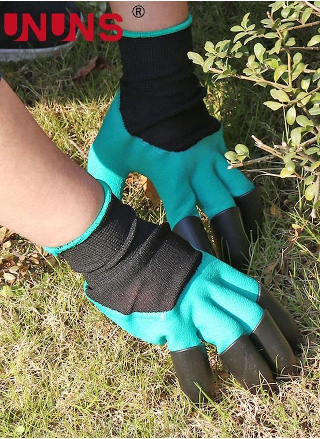UNUNS Gardening Gloves For Planting,2 Pairs Famoy Claw Gardening Gloves With Claws,Durable Hand Protectors,Perfect For Digging Seeding Poking Planting  - Image 5