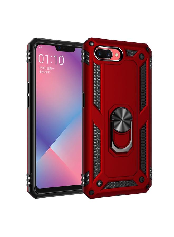 إيروريكس جراب لهاتف OPPO A5 / A3s جراب واقٍ مقاوم للصدمات مصنوع من مادة TPU + PC مع حامل دوار 360 درجة - Image 1