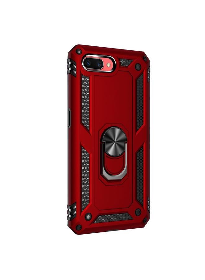 إيروريكس جراب لهاتف OPPO A5 / A3s جراب واقٍ مقاوم للصدمات مصنوع من مادة TPU + PC مع حامل دوار 360 درجة - Image 2