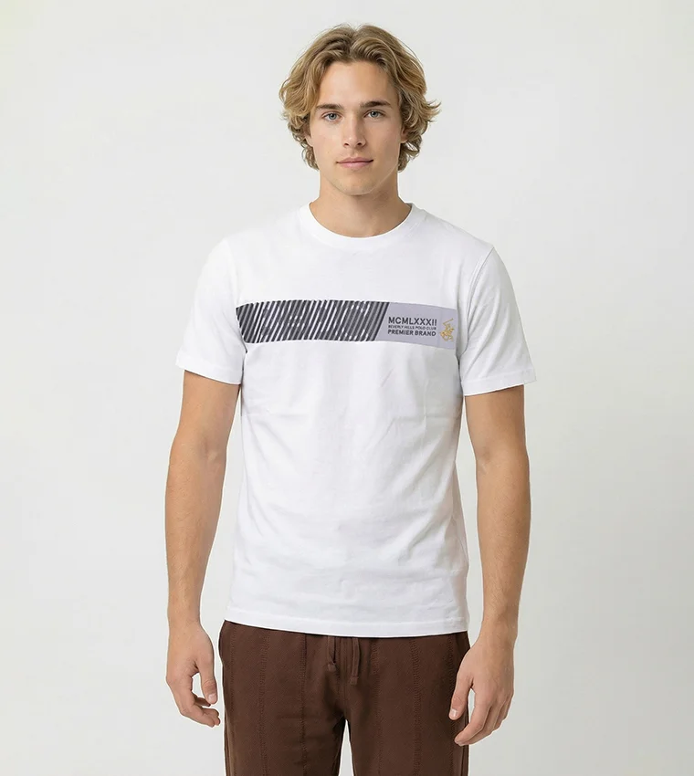 بيفرلي هيلز بولو كلوب Bhpc Mens White Short Sleeve T-Shirt