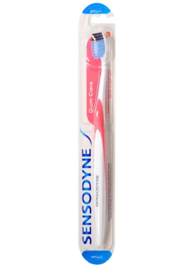سنسوداين فرشاة أسنان للعناية باللثة للأسنان الحساسة - ناعمة متعددة الألوان