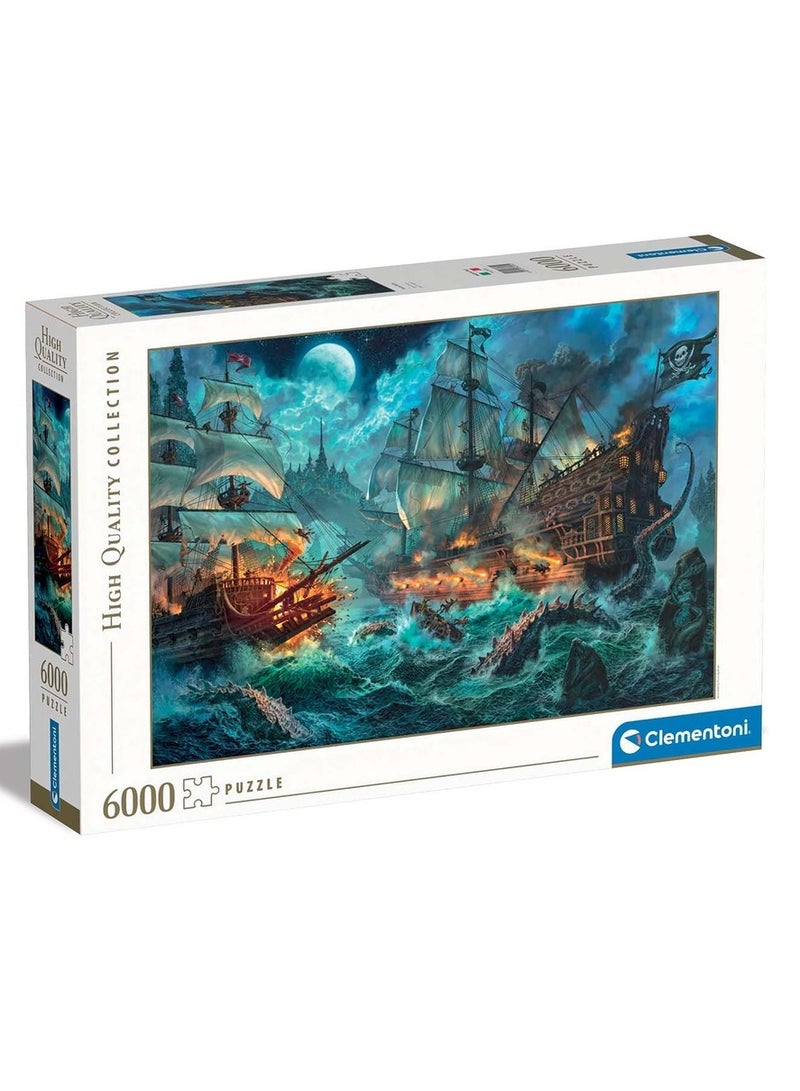 Clementoni - Pirates Battle Puzzle 6000 Pieces - 36530 - Image 1