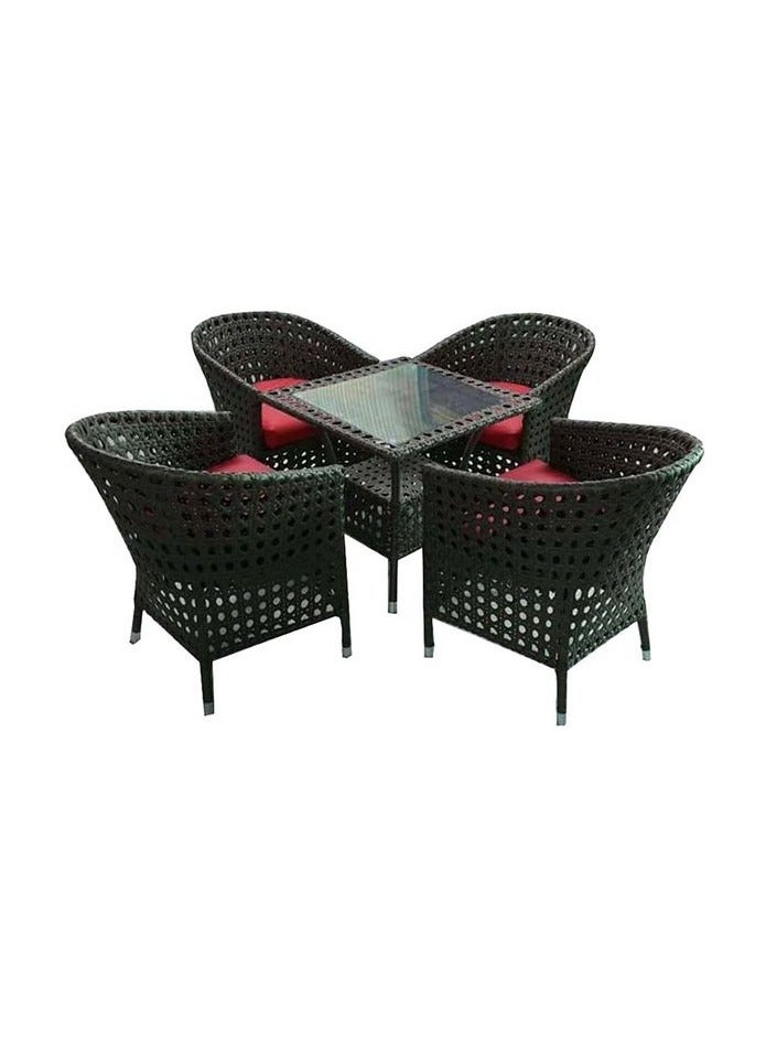 Outdoor Furniture Set Consisting Of 4 Chairs And A Table