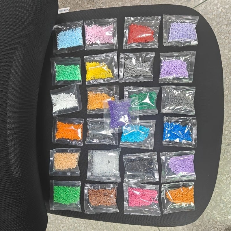 24 Pack 2 6mm Pony Beads 12000 Pcs Fused Beads Full Color Bulk Craft Beads Kit - Image 3
