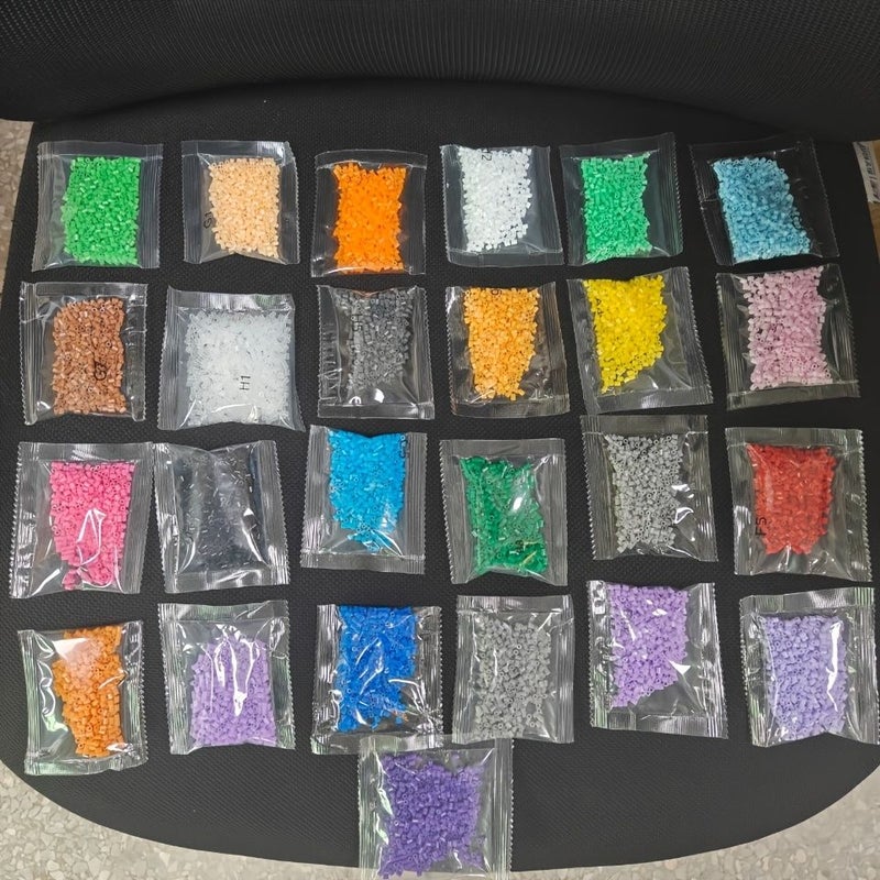 24 Pack 2 6mm Pony Beads 12000 Pcs Fused Beads Full Color Bulk Craft Beads Kit - Image 2